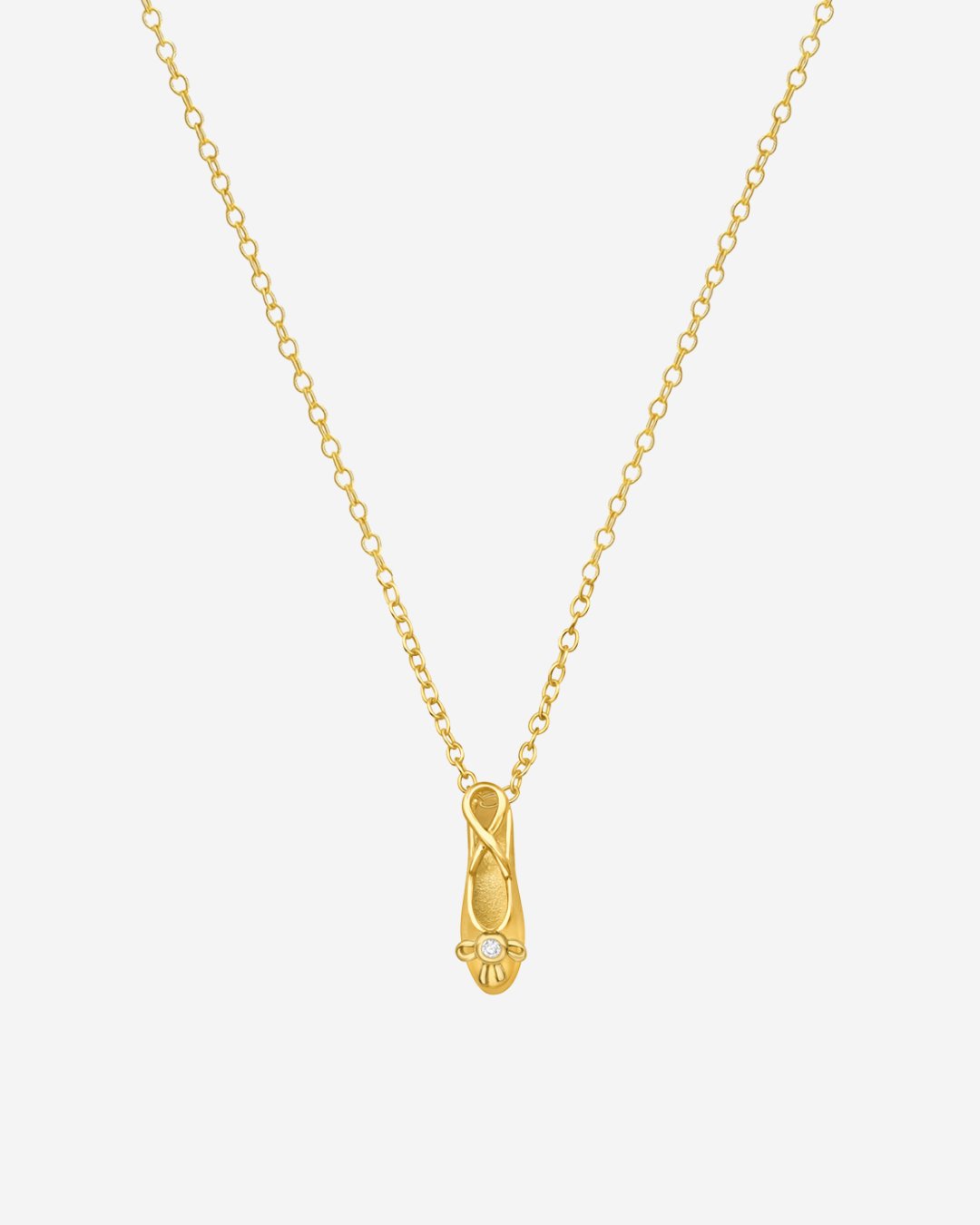 The Plié 14ct Gold Vermeil Pendant Necklace - Molten Store