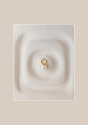 The Poise Gold Vermeil Pearl Earring Charm - Molten Store