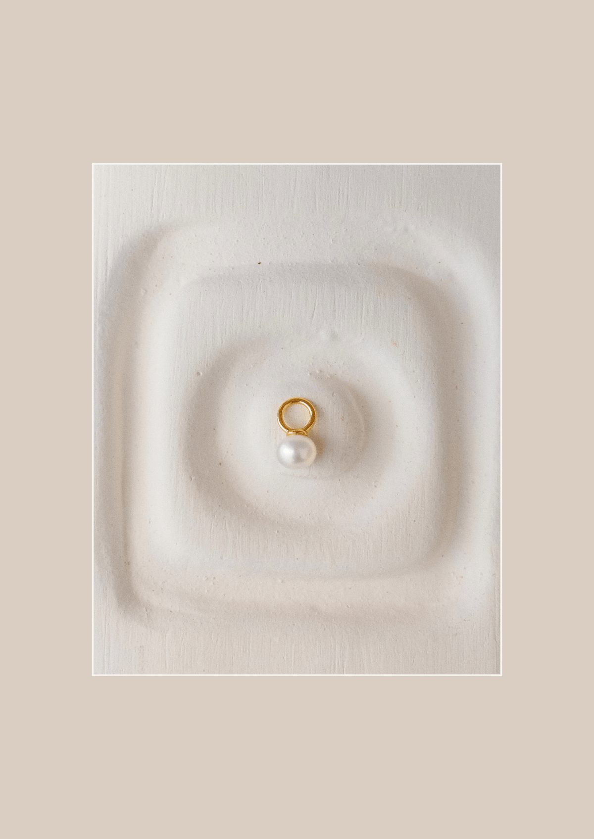 The Poise Gold Vermeil Pearl Earring Charm - Molten Store