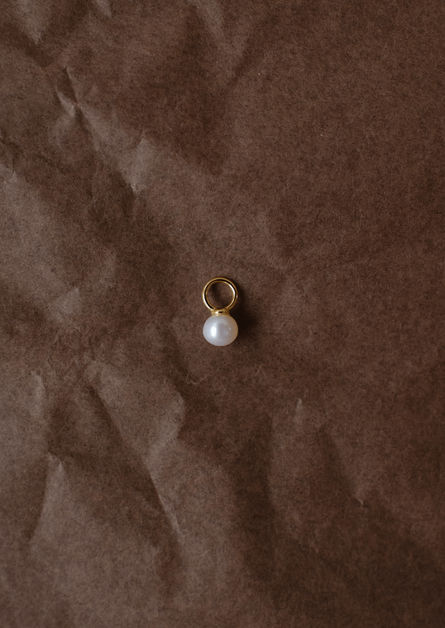 The Poise Gold Vermeil Pearl Earring Charm - Molten Store