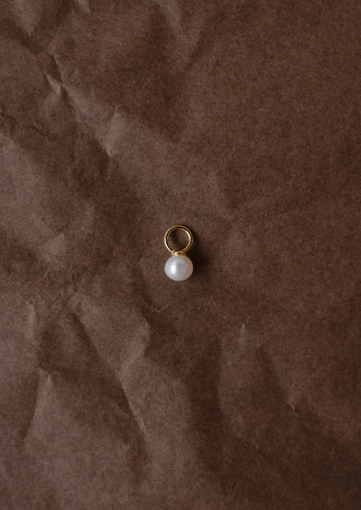 The Poise Gold Vermeil Pearl Earring Charm - Molten Store