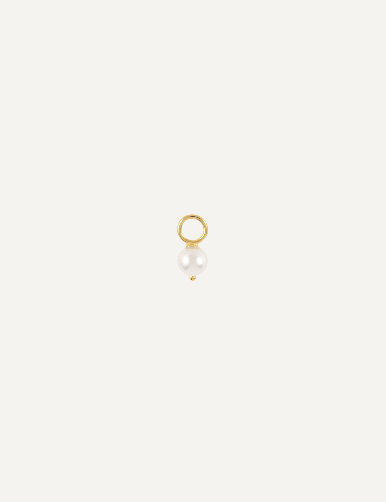 The Poise Gold Vermeil Pearl Earring Charm - Molten Store