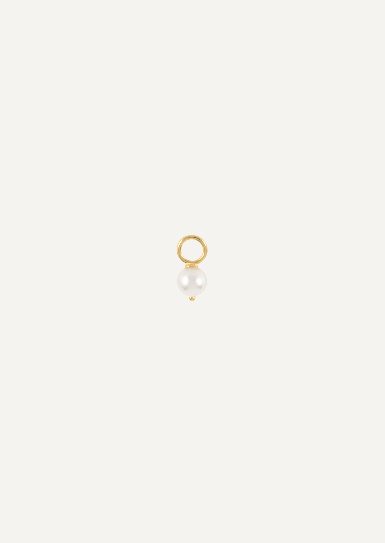 The Poise Gold Vermeil Pearl Earring Charm - Molten Store