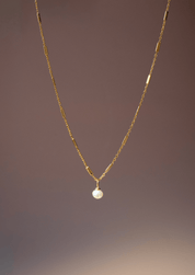 The Poise Gold Vermeil Pearl Necklace - Molten Store