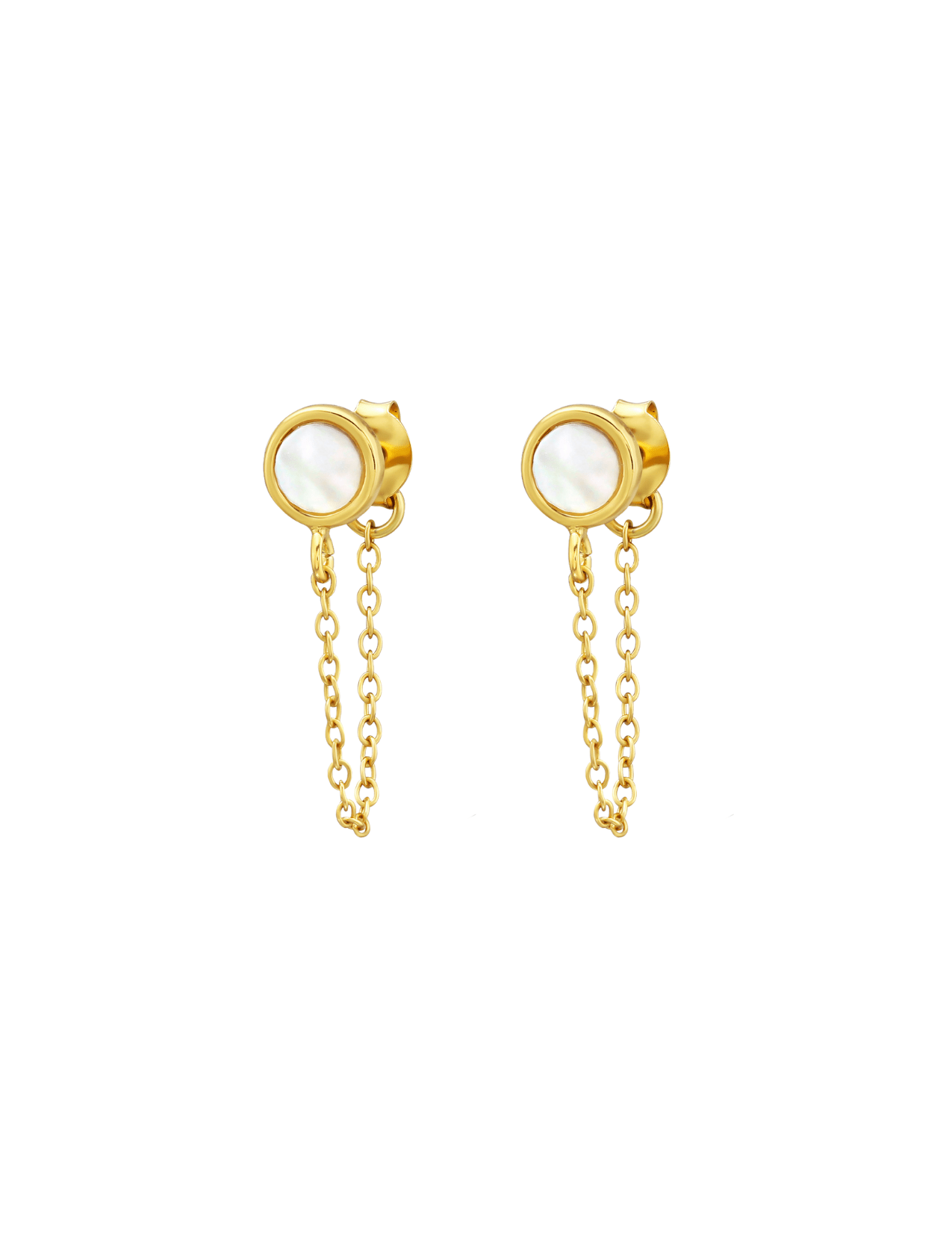 The Rhythm 14ct Gold Vermeil Ear Jacket Earrings - Molten Store
