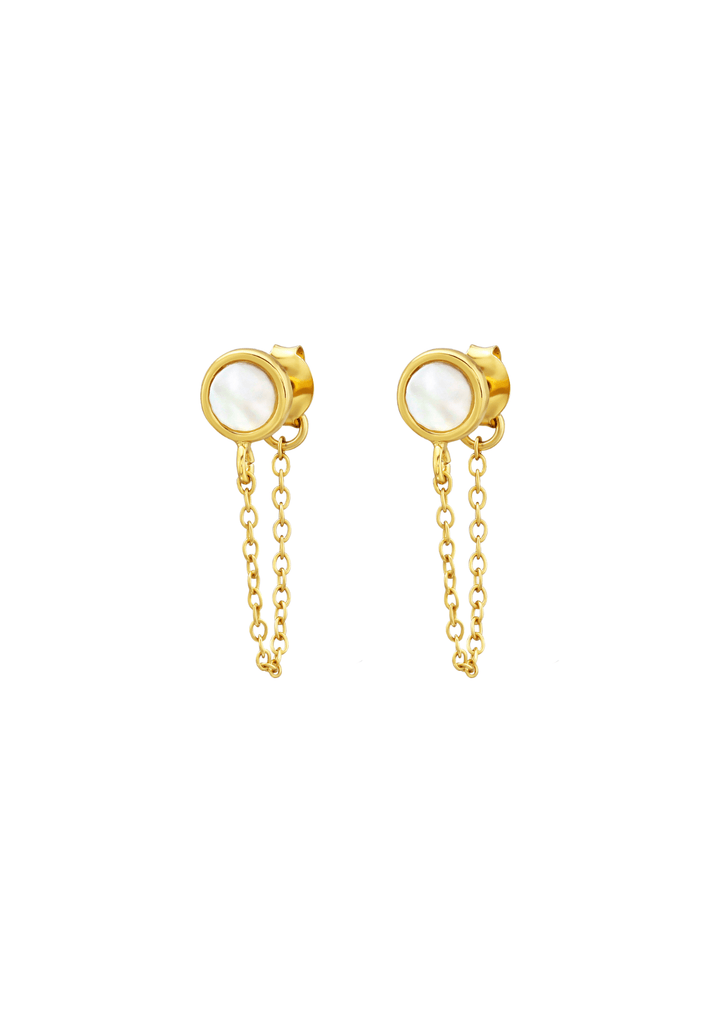 The Rhythm 14ct Gold Vermeil Ear Jacket Earrings - Molten Store