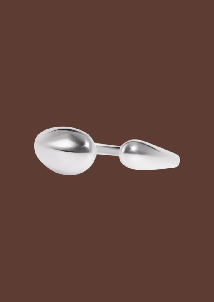 The Ripple Silver Open Ring - Molten Store