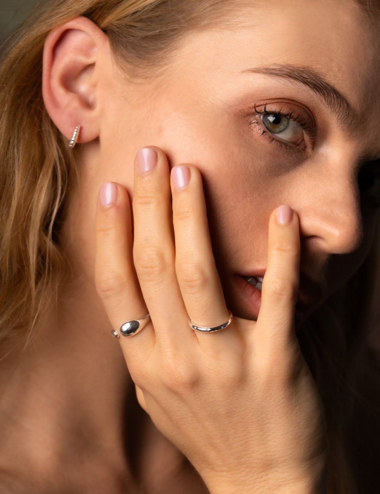 The Ripple Silver Open Ring - Molten Store