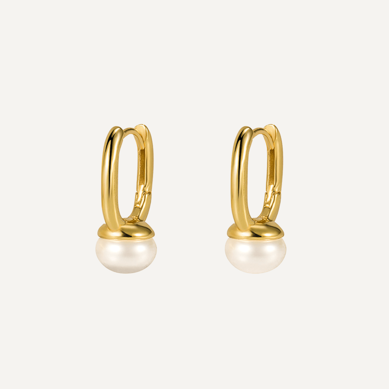 The Rise Gold Vermeil Freshwater Pearl Earrings - Molten Store