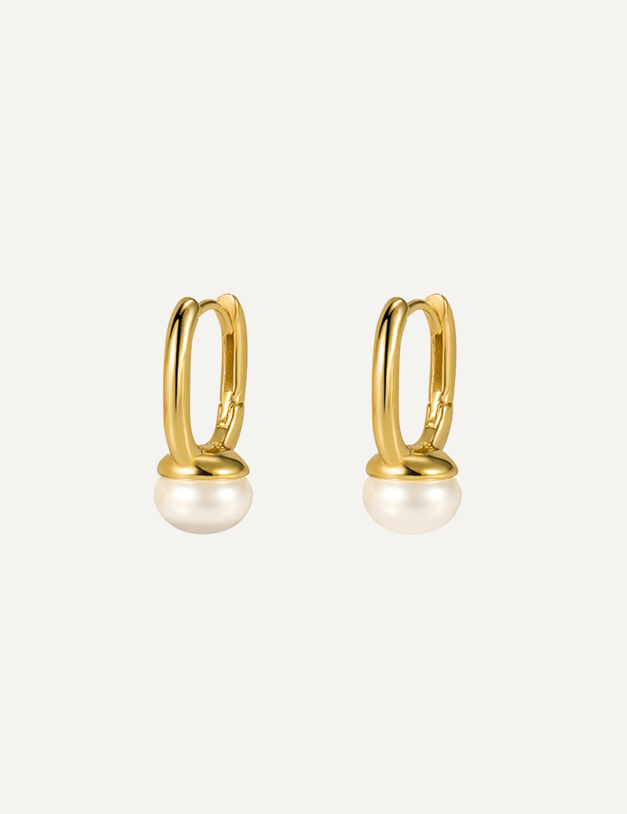 The Rise Gold Vermeil Freshwater Pearl Earrings - Molten Store
