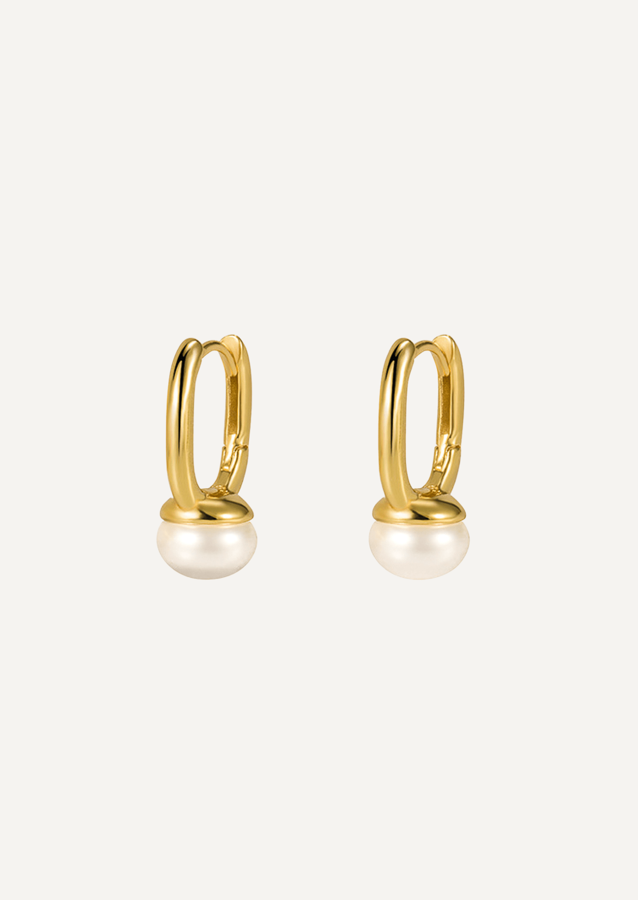 The Rise Gold Vermeil Freshwater Pearl Earrings - Molten Store