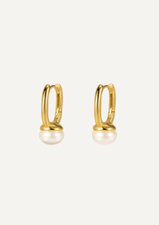 The Rise Gold Vermeil Freshwater Pearl Earrings - Molten Store