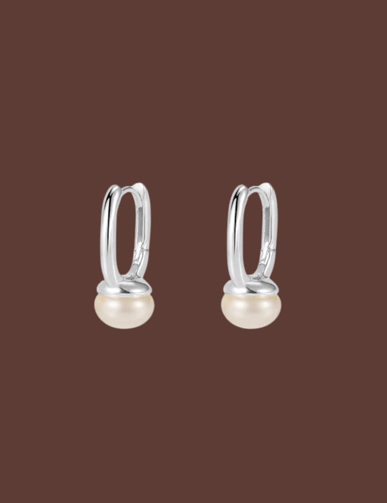 The Rise Sterling Silver Pearl Earrings - Molten Store