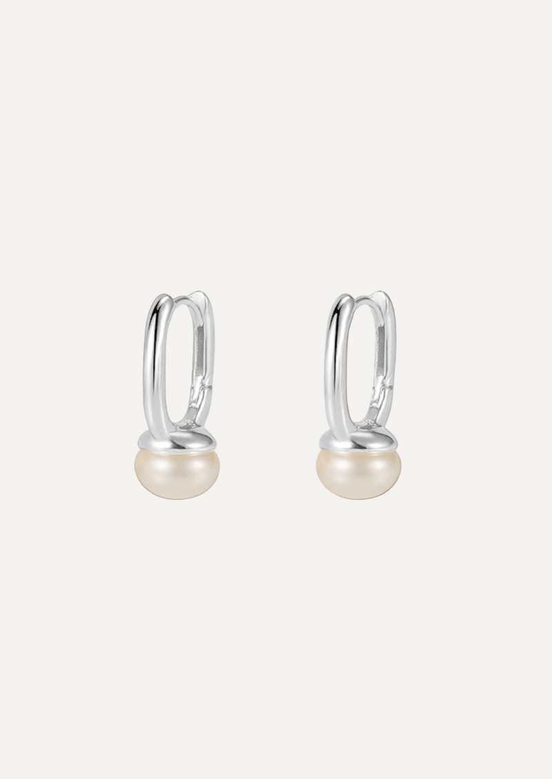 The Rise Sterling Silver Pearl Earrings