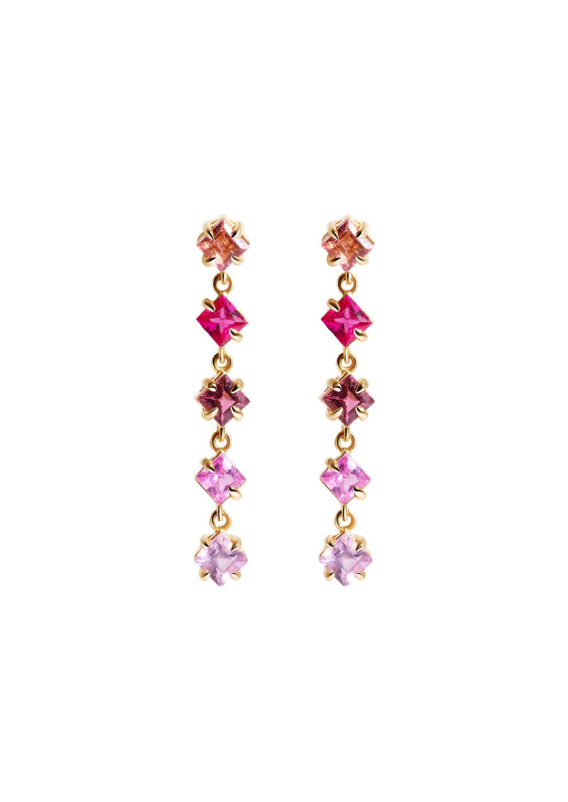 The Rosco Five 9ct Solid Gold Drop Earrings