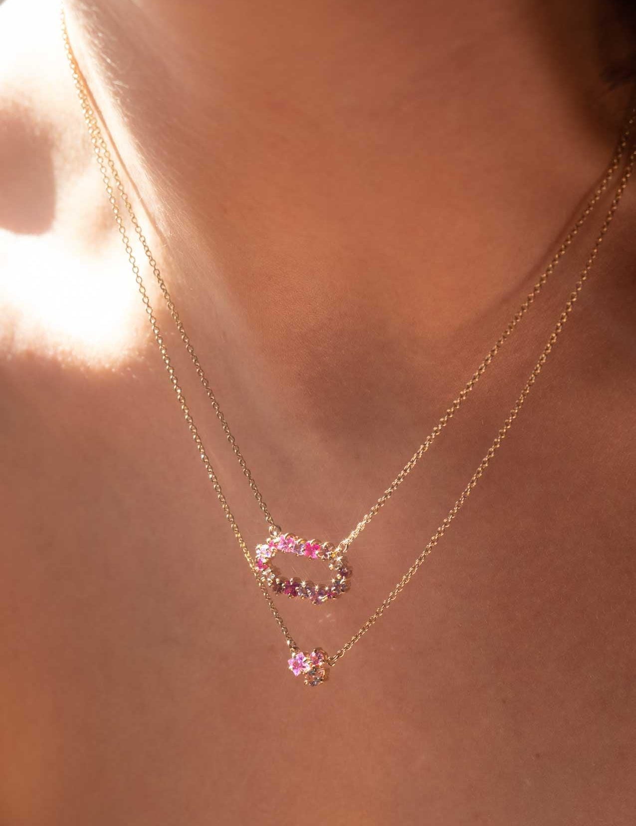 The Roselle 9ct Solid Gold Necklace - Molten Store