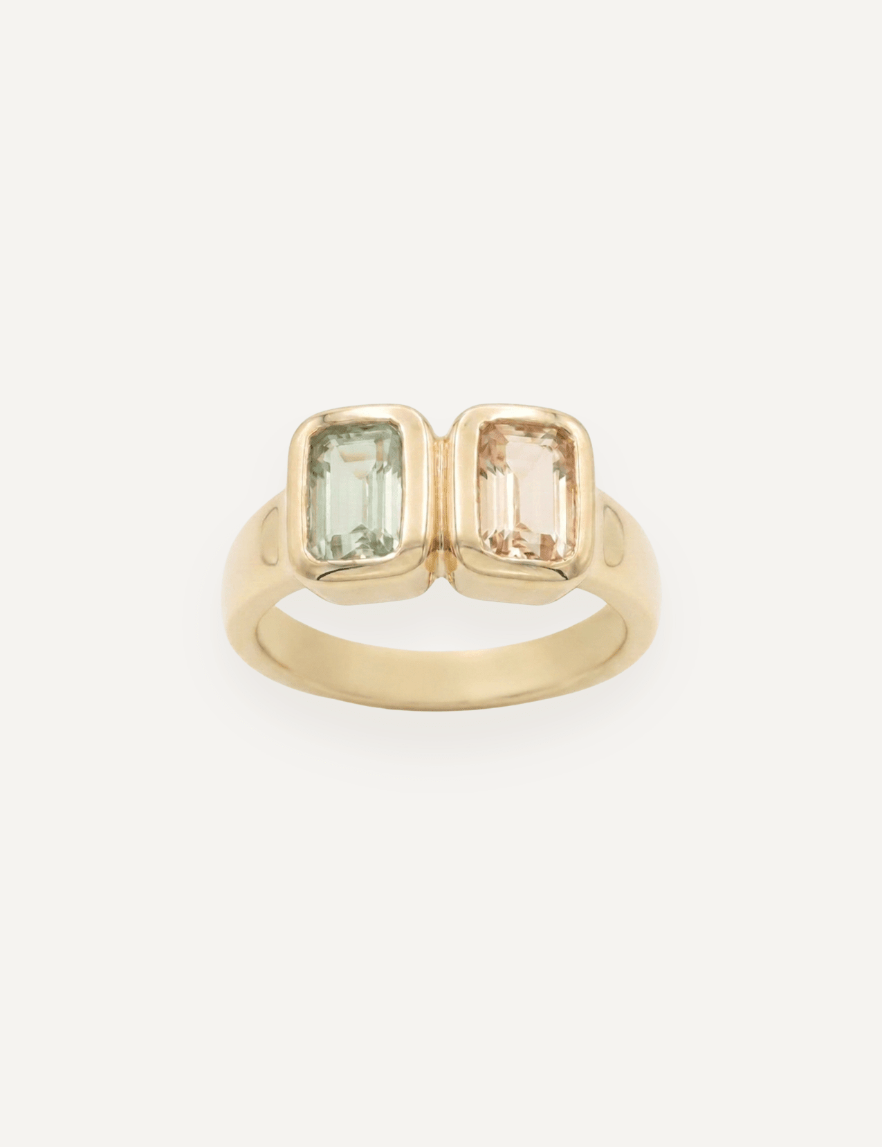 The Sabina Two Stone Cocktail Ring in Citrus - Molten Store