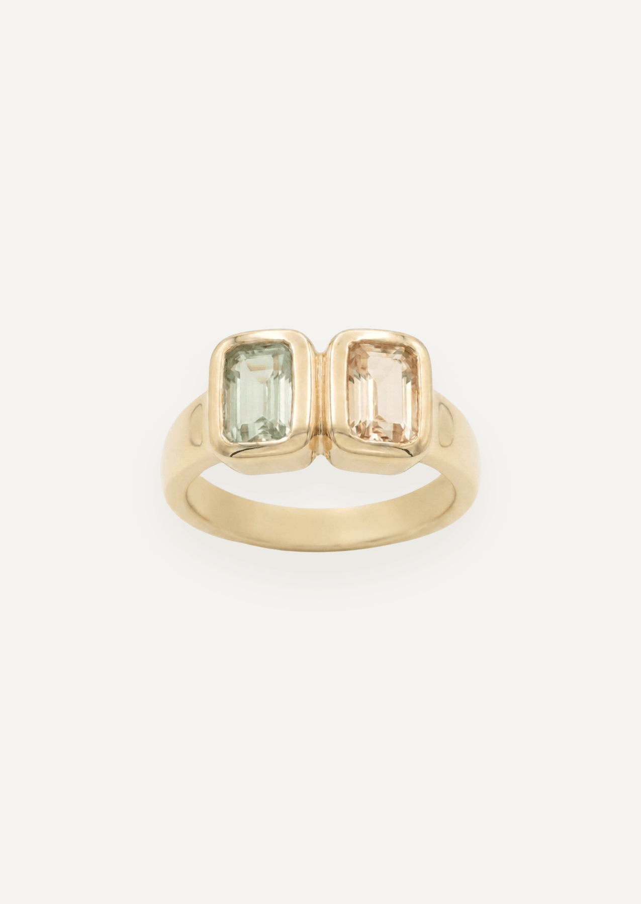 The Sabina Two Stone Cocktail Ring in Citrus - Molten Store