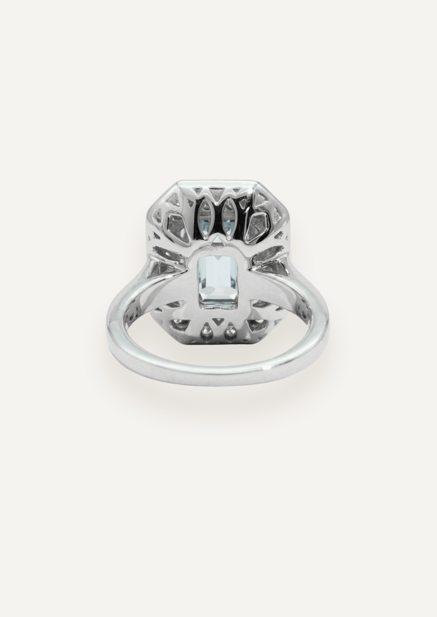 The Sadie Ring with 1.63ct Aquamarine - Molten Store