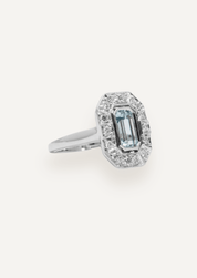 The Sadie Ring with 1.63ct Aquamarine - Molten Store