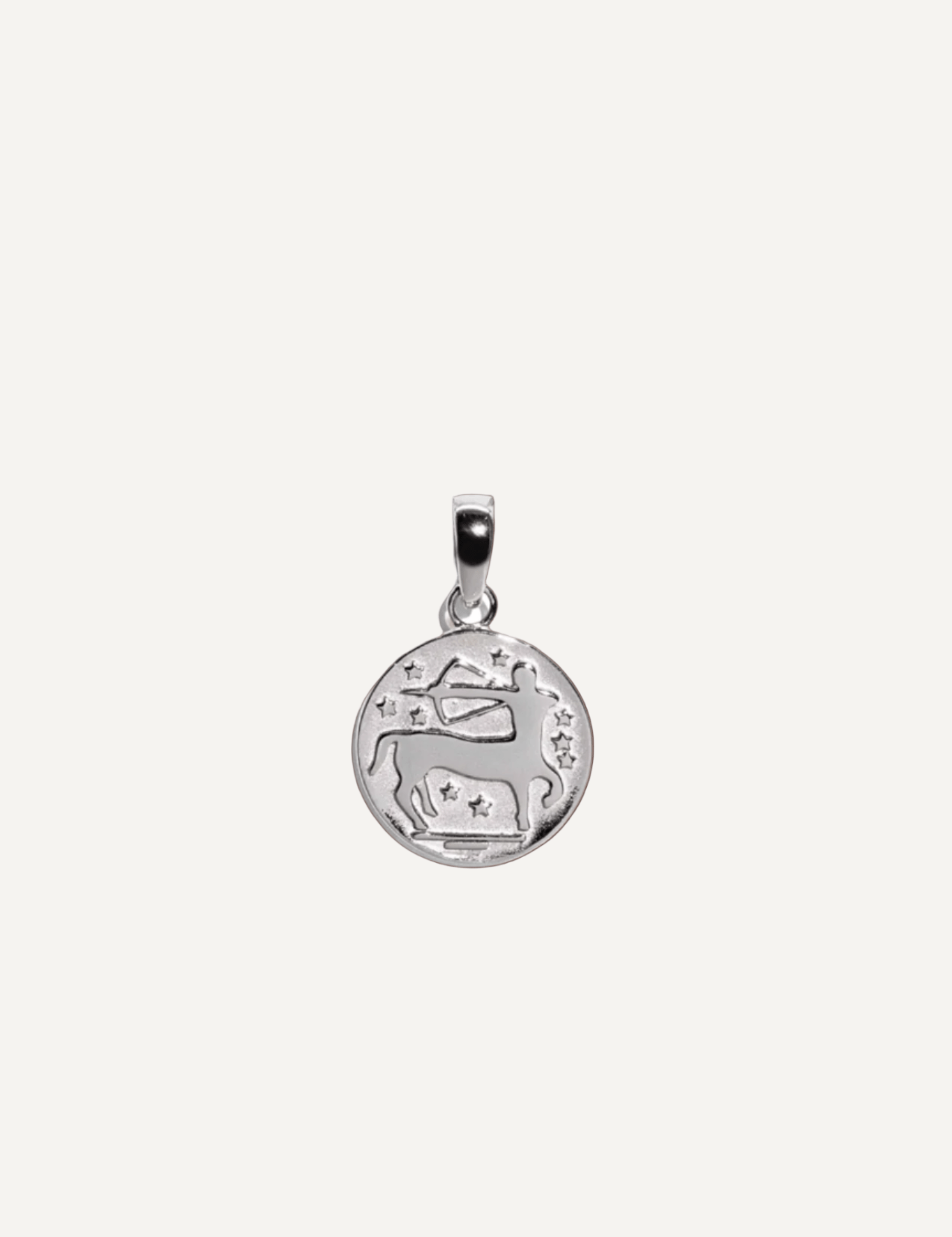 The Sagittarius Zodiac Silver Pendant - Molten Store