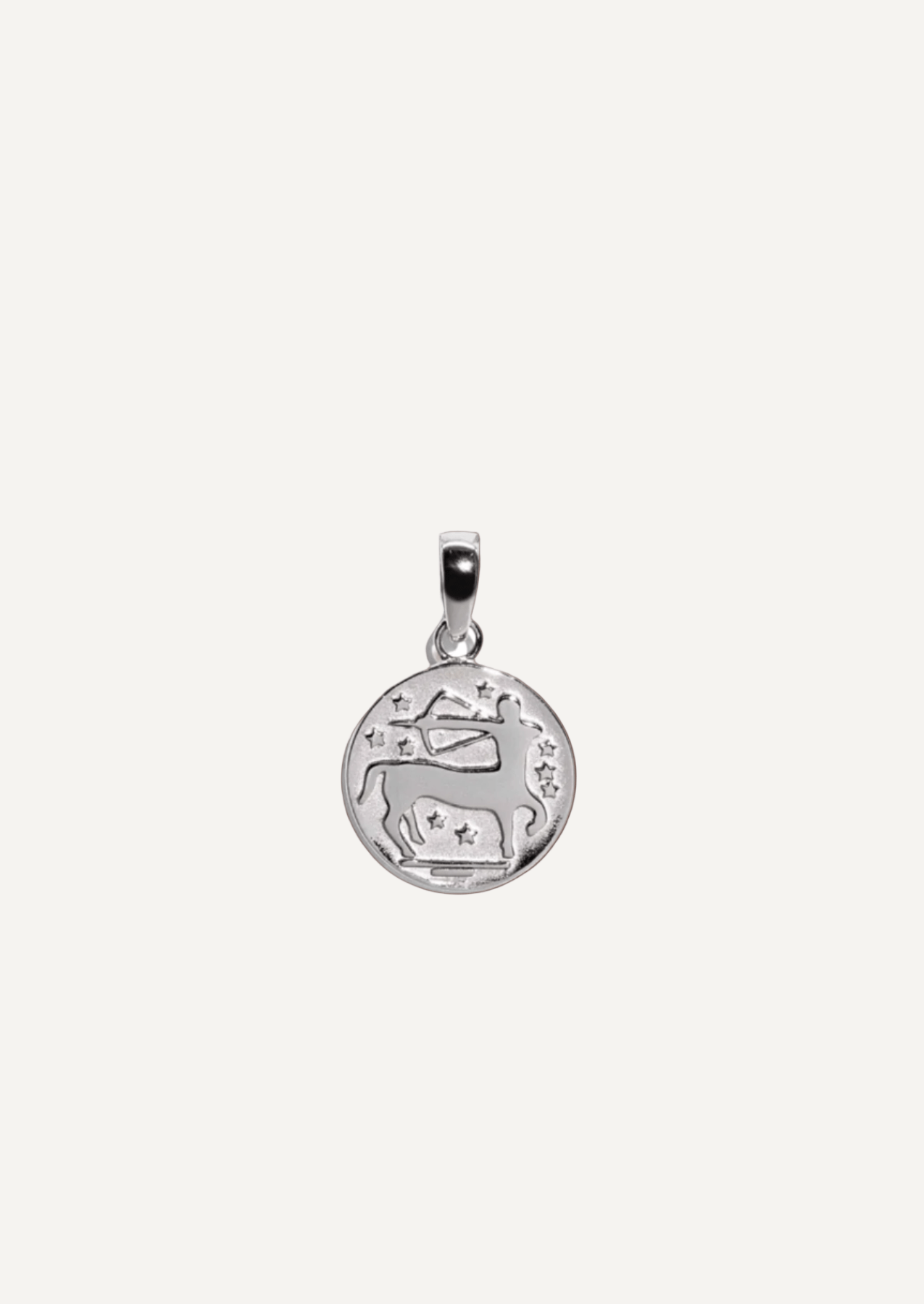 The Sagittarius Zodiac Silver Pendant - Molten Store