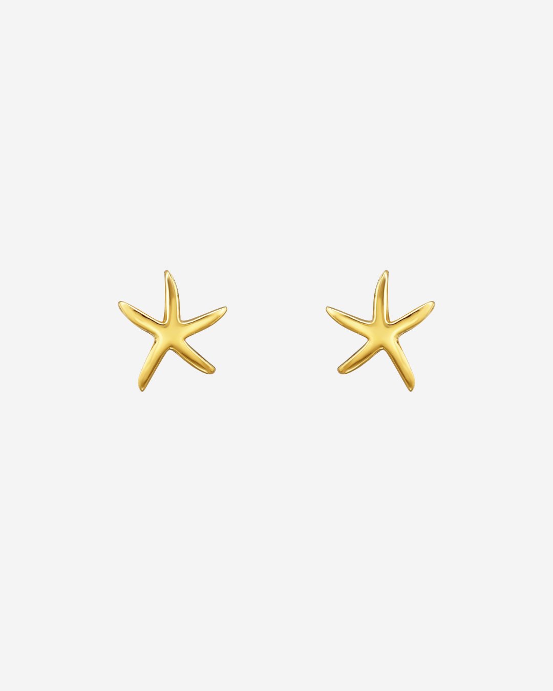 The Sea Star 14ct Gold Vermeil Stud Earrings - Molten Store