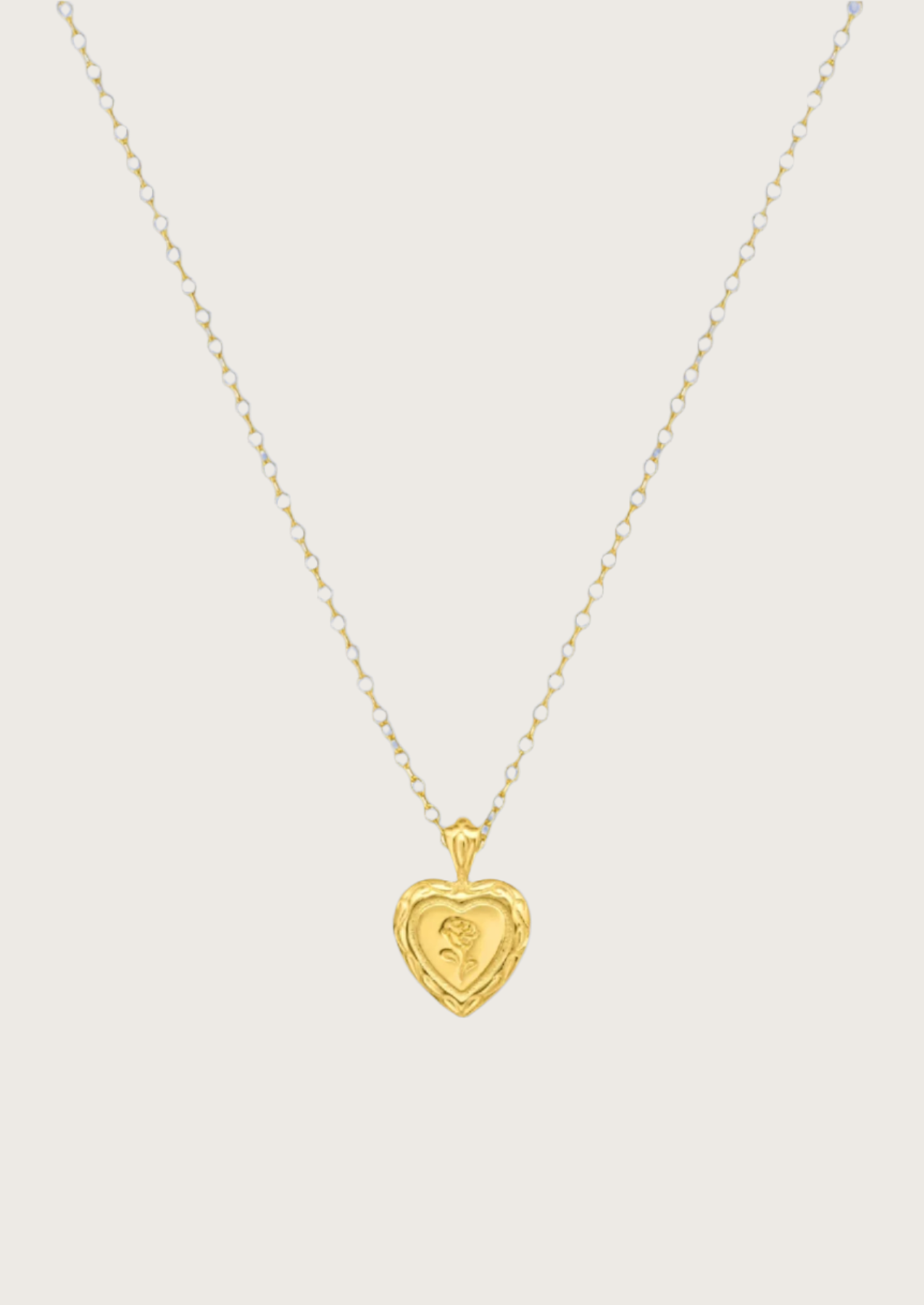 The Secret Heart 14ct Gold Vermeil Pendant Necklace - Molten Store