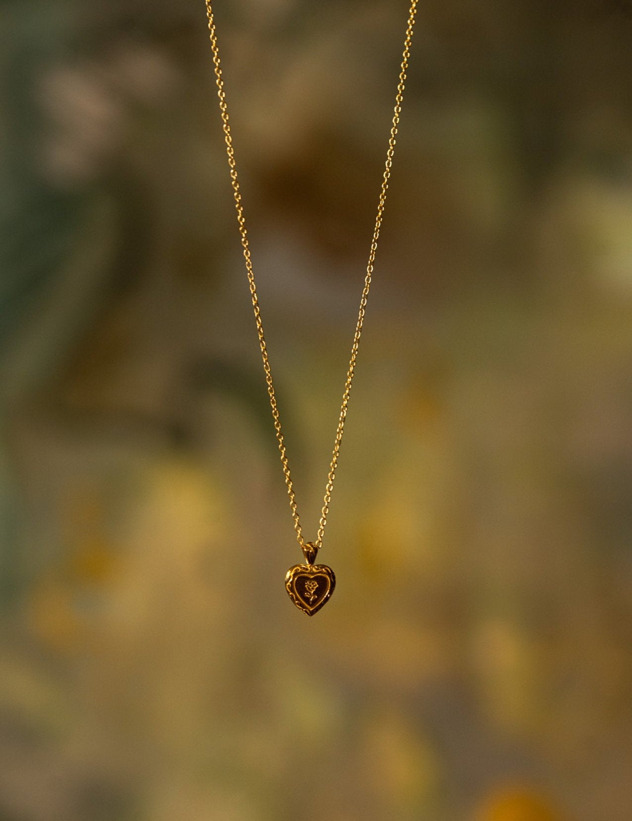 The Secret Heart Sterling Silver Pendant Necklace - Molten Store