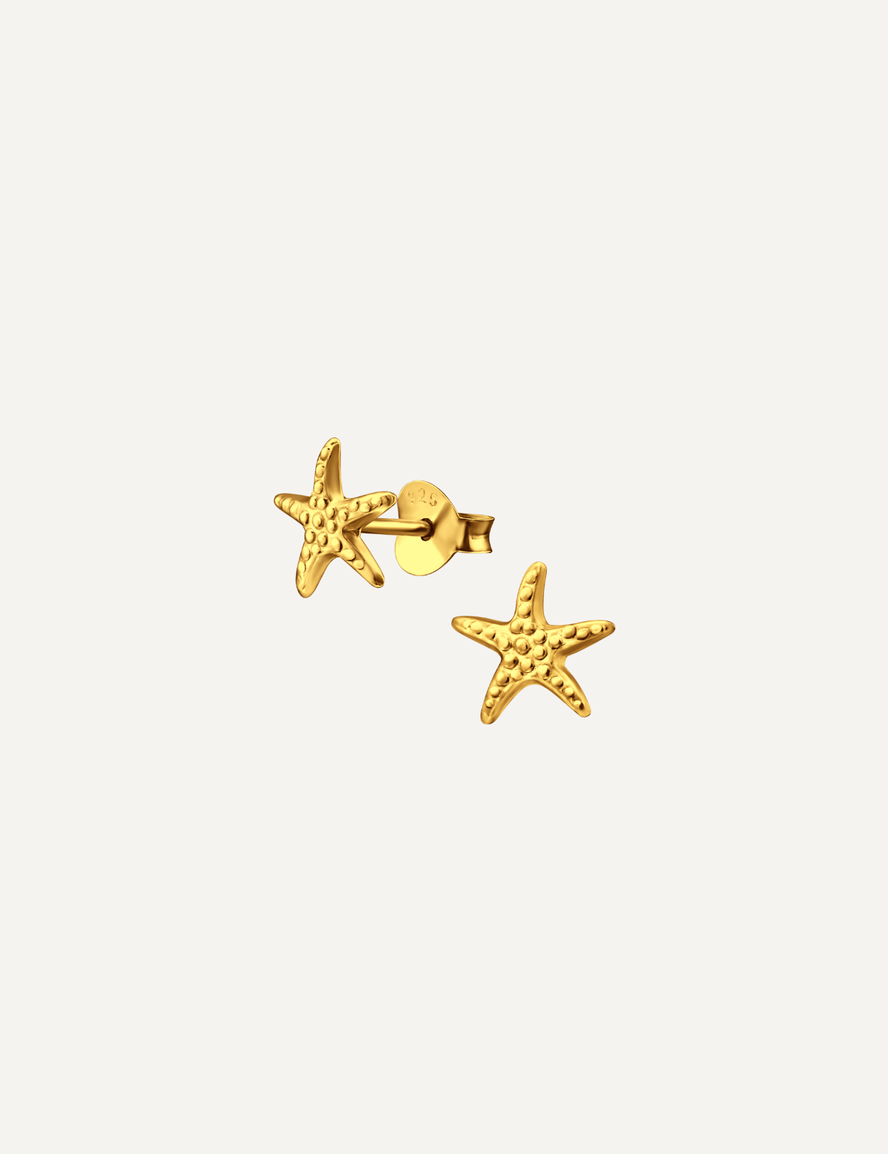 The Shoal Gold Vermeil Stud Earrings - Molten Store