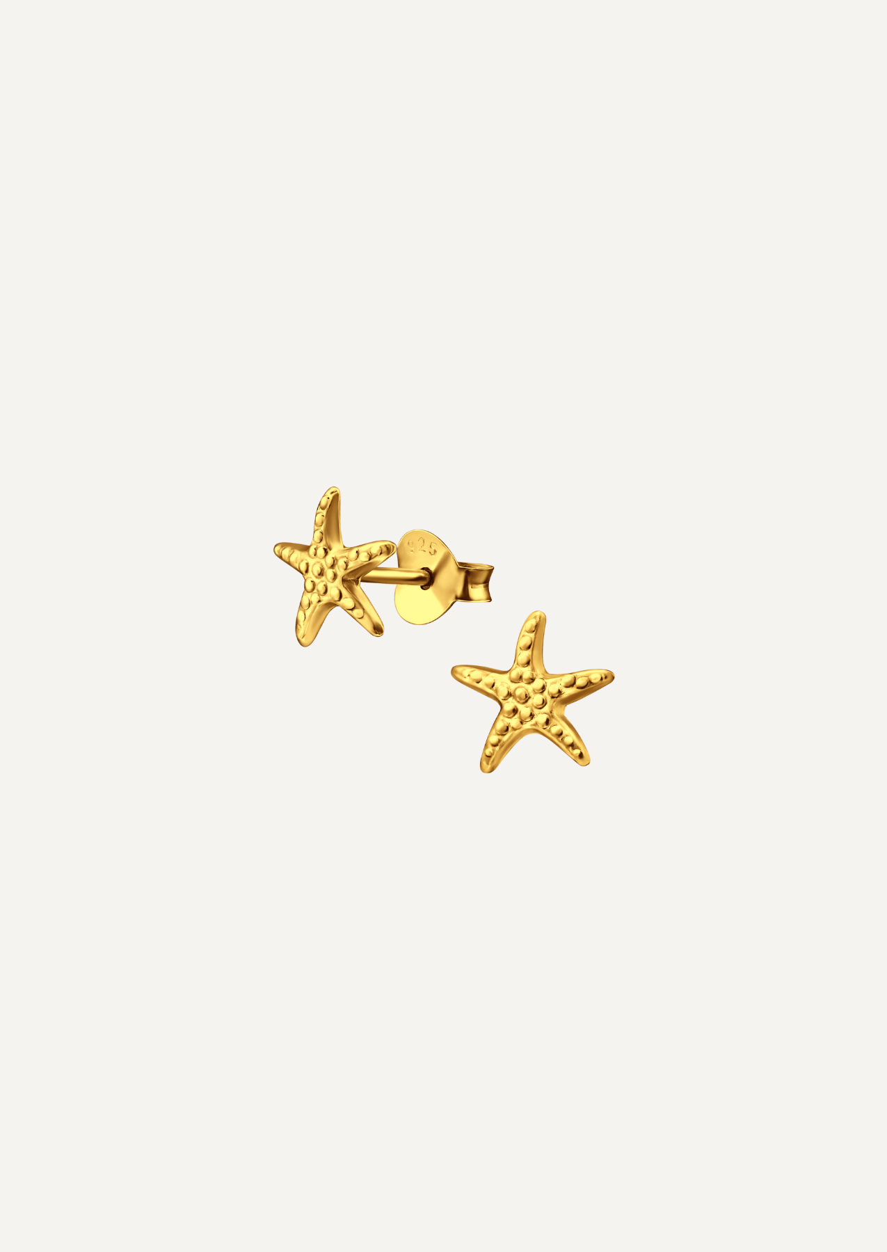 The Shoal Gold Vermeil Stud Earrings - Molten Store