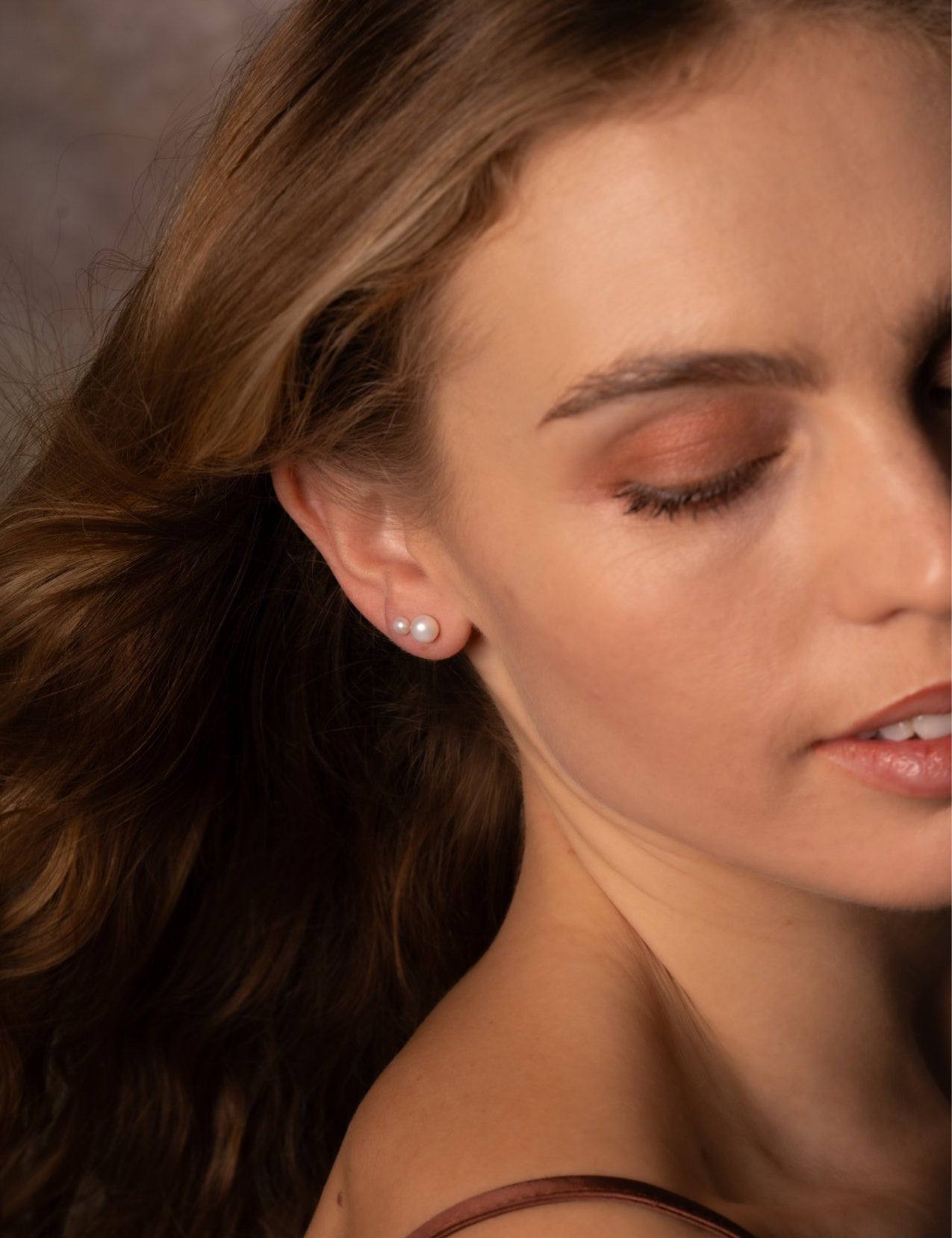 The Siren Pearl Gold Vermeil Stud Earrings (4mm) - Molten Store