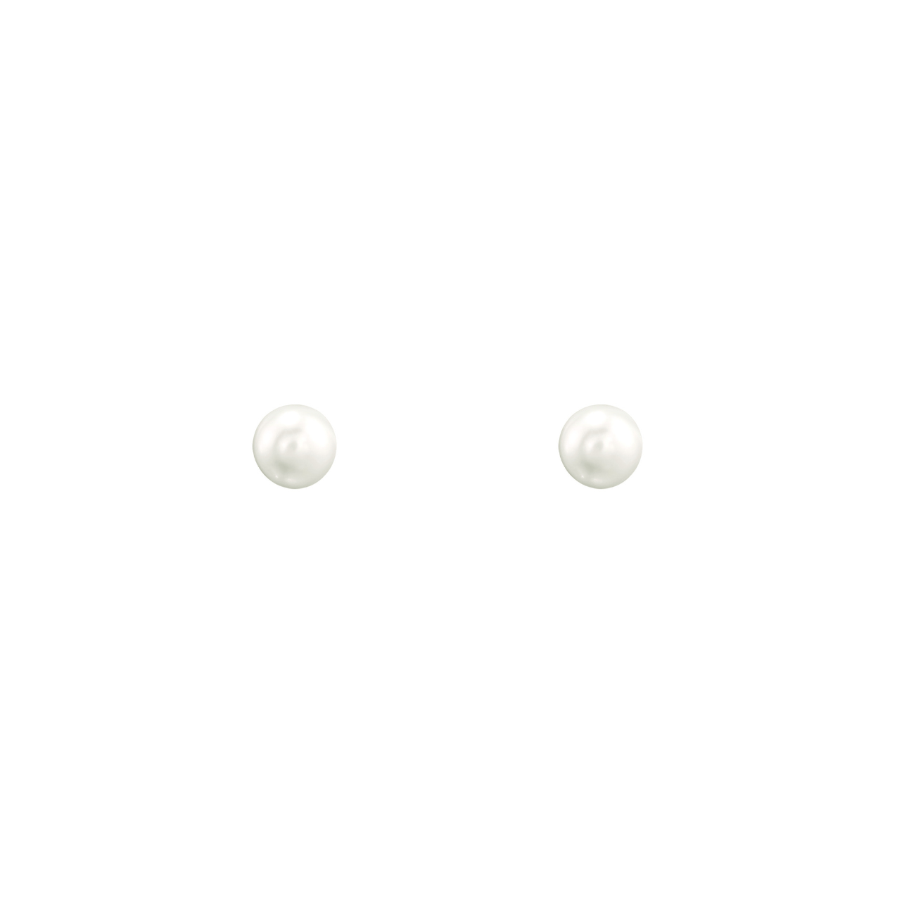 The Siren Pearl Gold Vermeil Stud Earrings (4mm) - Molten Store