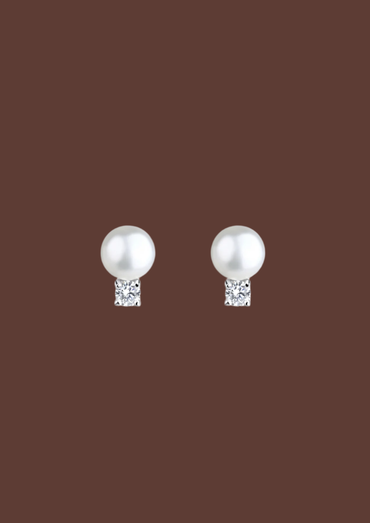 The Snowdrop Sterling Silver Stud Earrings - Molten Store