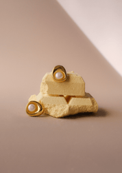 The Solace Gold Vermeil Pearl Earrings - Molten Store