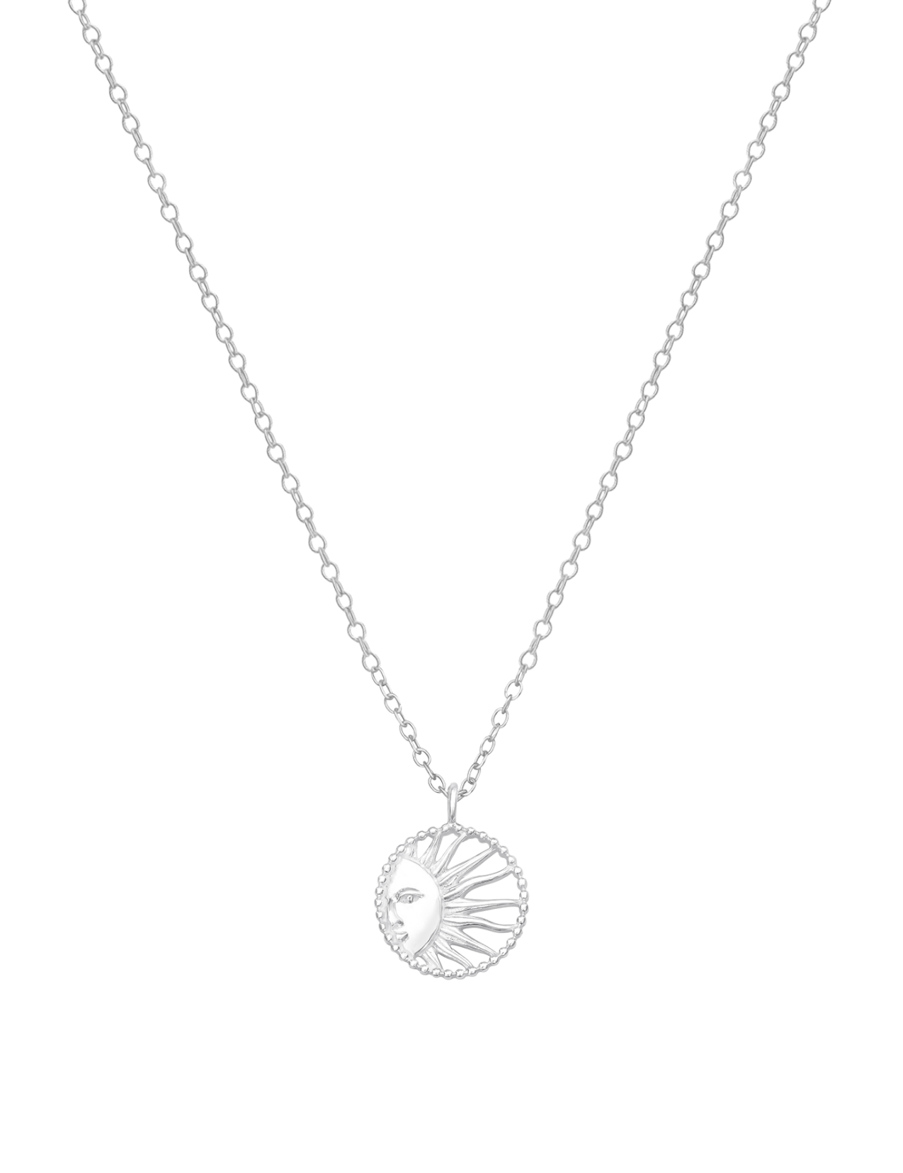 The Soleil Sterling Silver Pendant Necklace - Molten Store