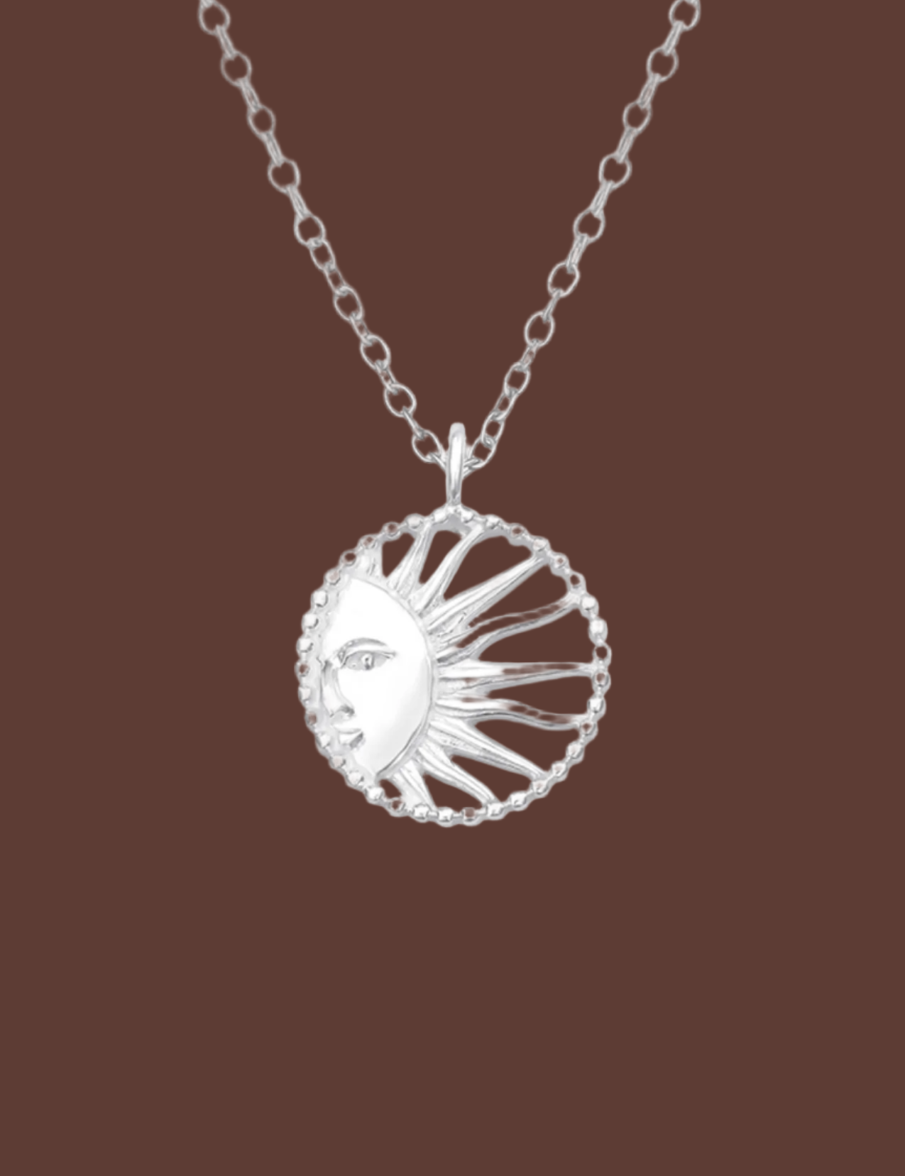 The Soleil Sterling Silver Pendant Necklace - Molten Store