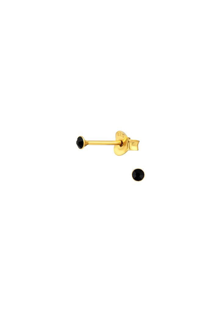 The Speck 14ct Gold Vermeil Stud Earrings - Molten Store