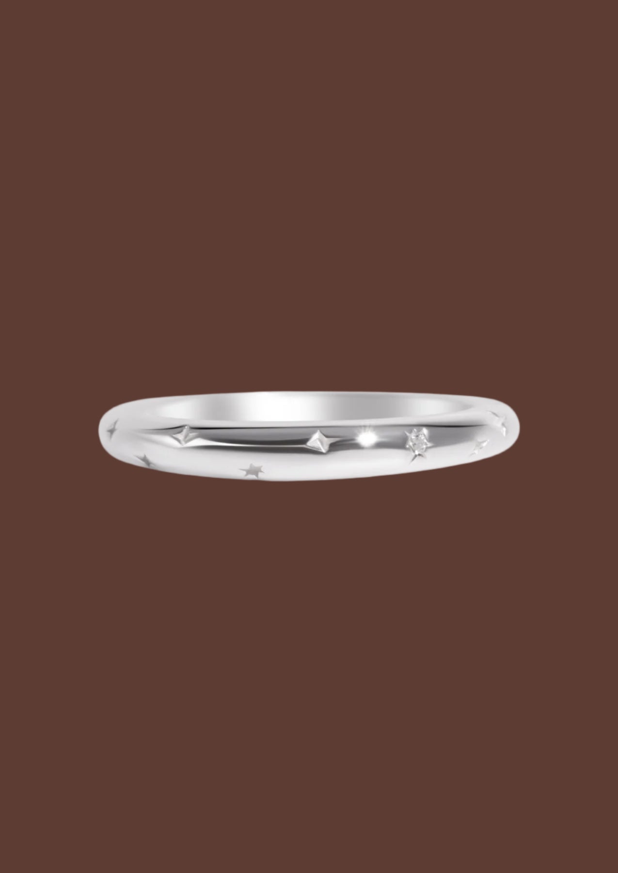 The Starlit Silver Ring - Molten Store