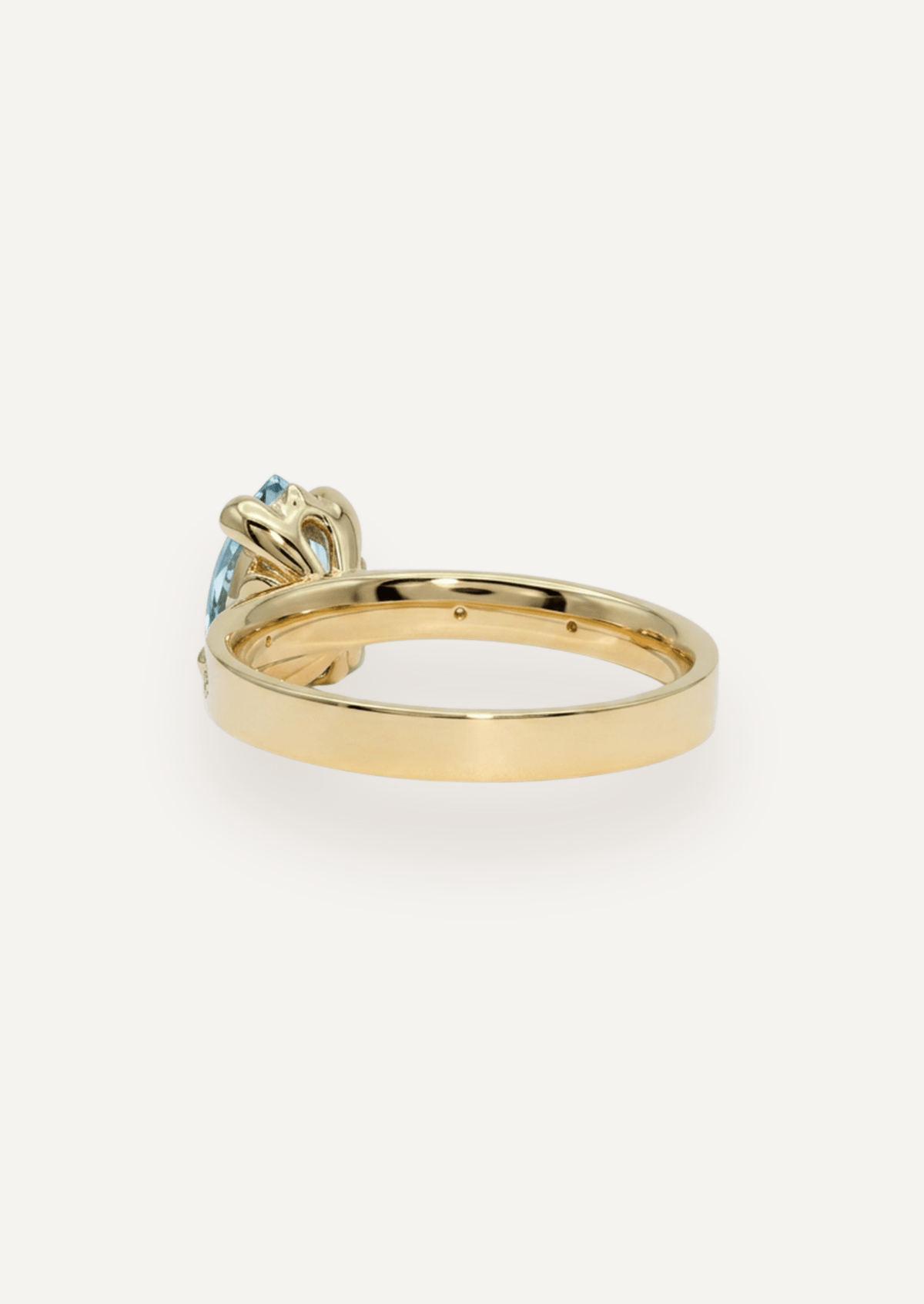 The Stella Ring with 1.14ct Aquamarine - Molten Store