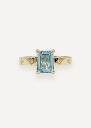 The Stella Ring with 1.43ct Aquamarine - Molten Store