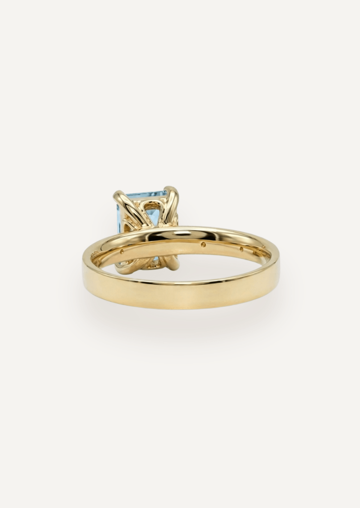 The Stella Ring with 1.43ct Aquamarine - Molten Store