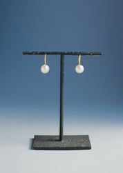 The Still Gold Vermeil Pearl Earrings - Molten Store