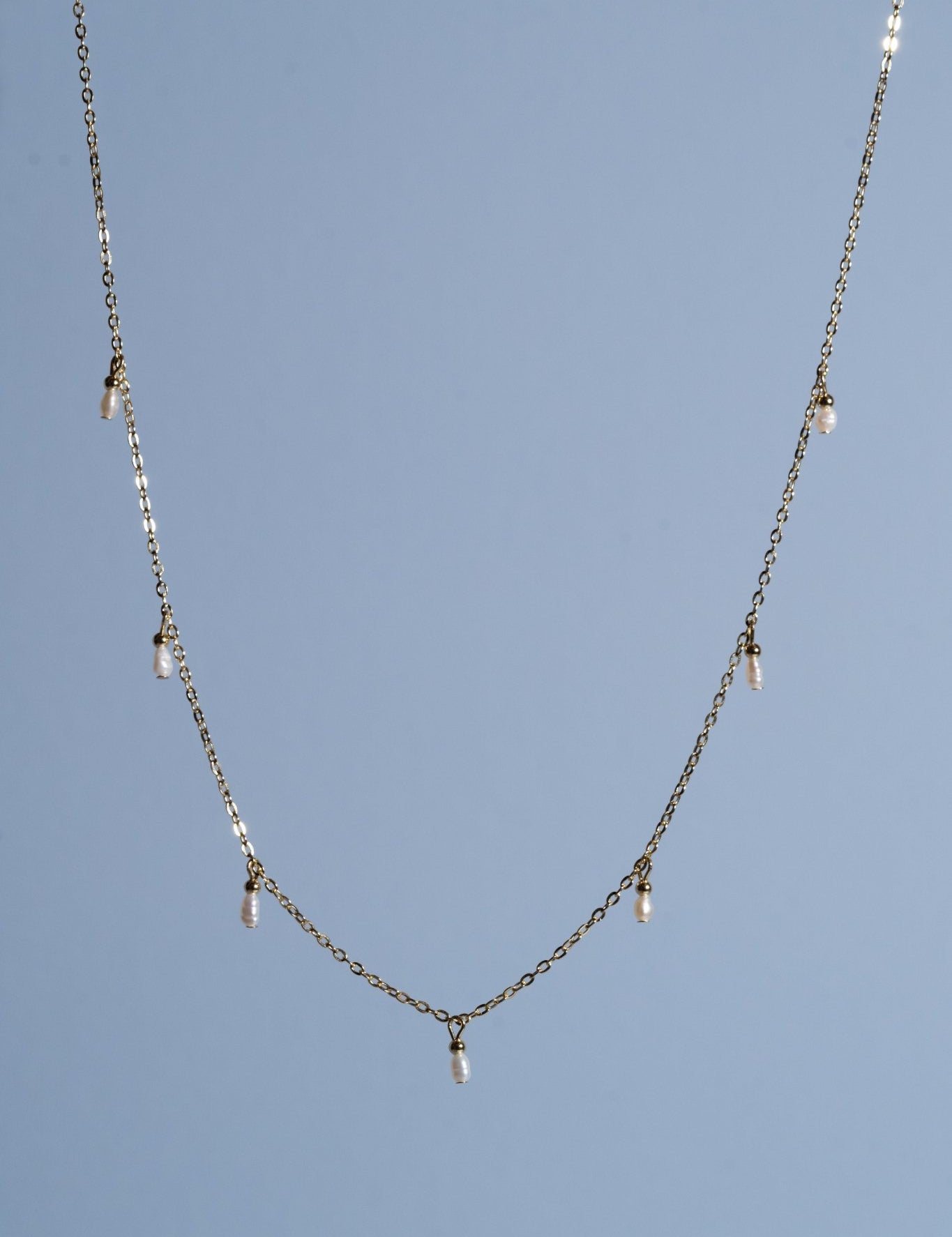 The Sunbeam Pearl 14ct Gold Vermeil Necklace - Molten Store