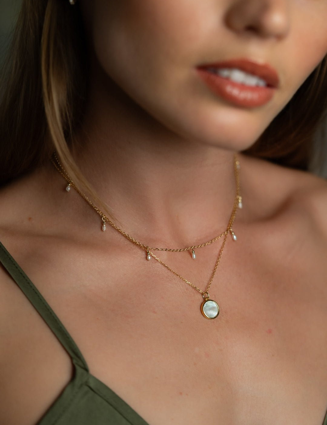 The Sunbeam Pearl 14ct Gold Vermeil Necklace - Molten Store