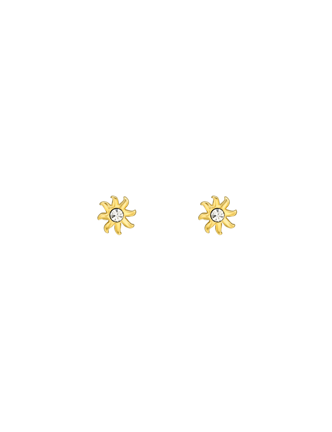 The Sundance 14ct Gold Vermeil Stud Earrings - Molten Store