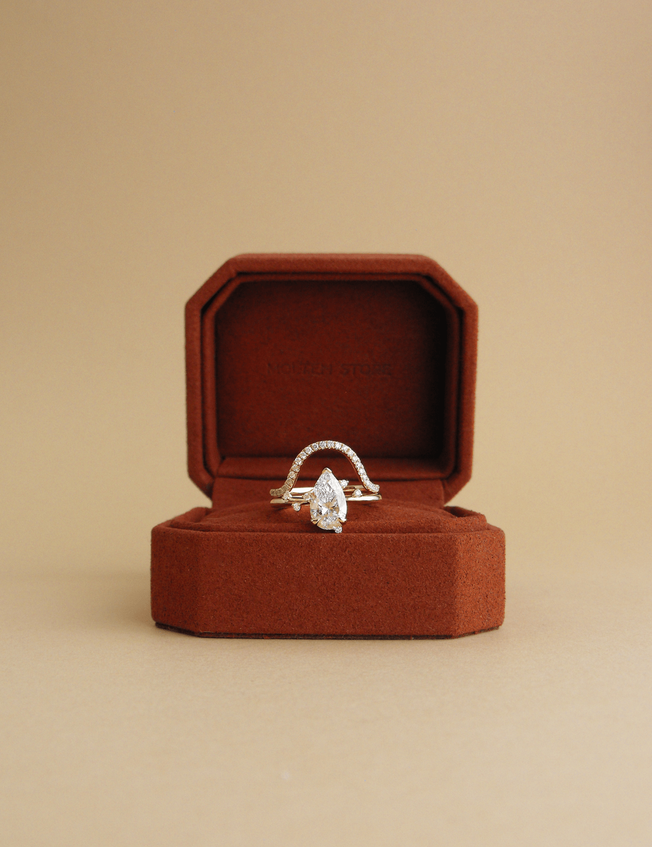 The Swoon Diamond Yellow Gold Band - Molten Store