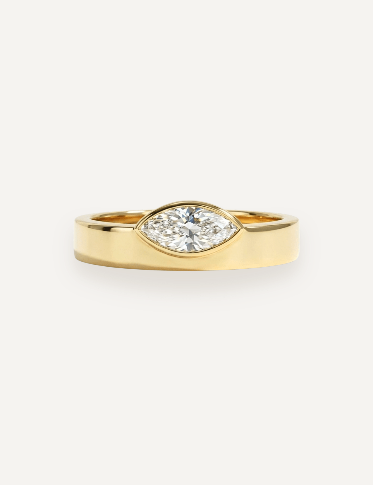 The Sylvie Solitaire Ring - Molten Store
