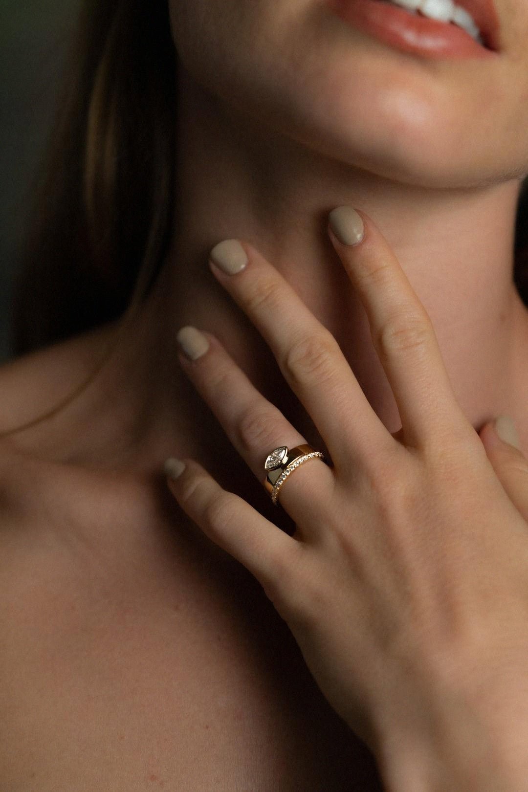 The Sylvie Solitaire Ring - Molten Store