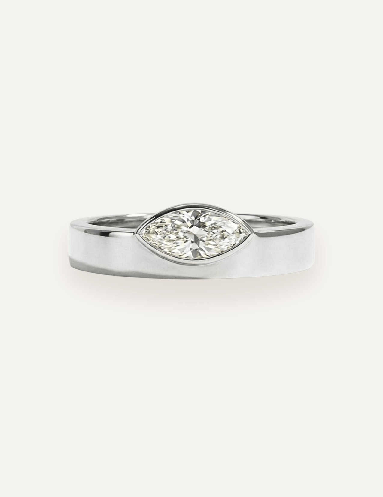The Sylvie Solitaire Ring - Molten Store